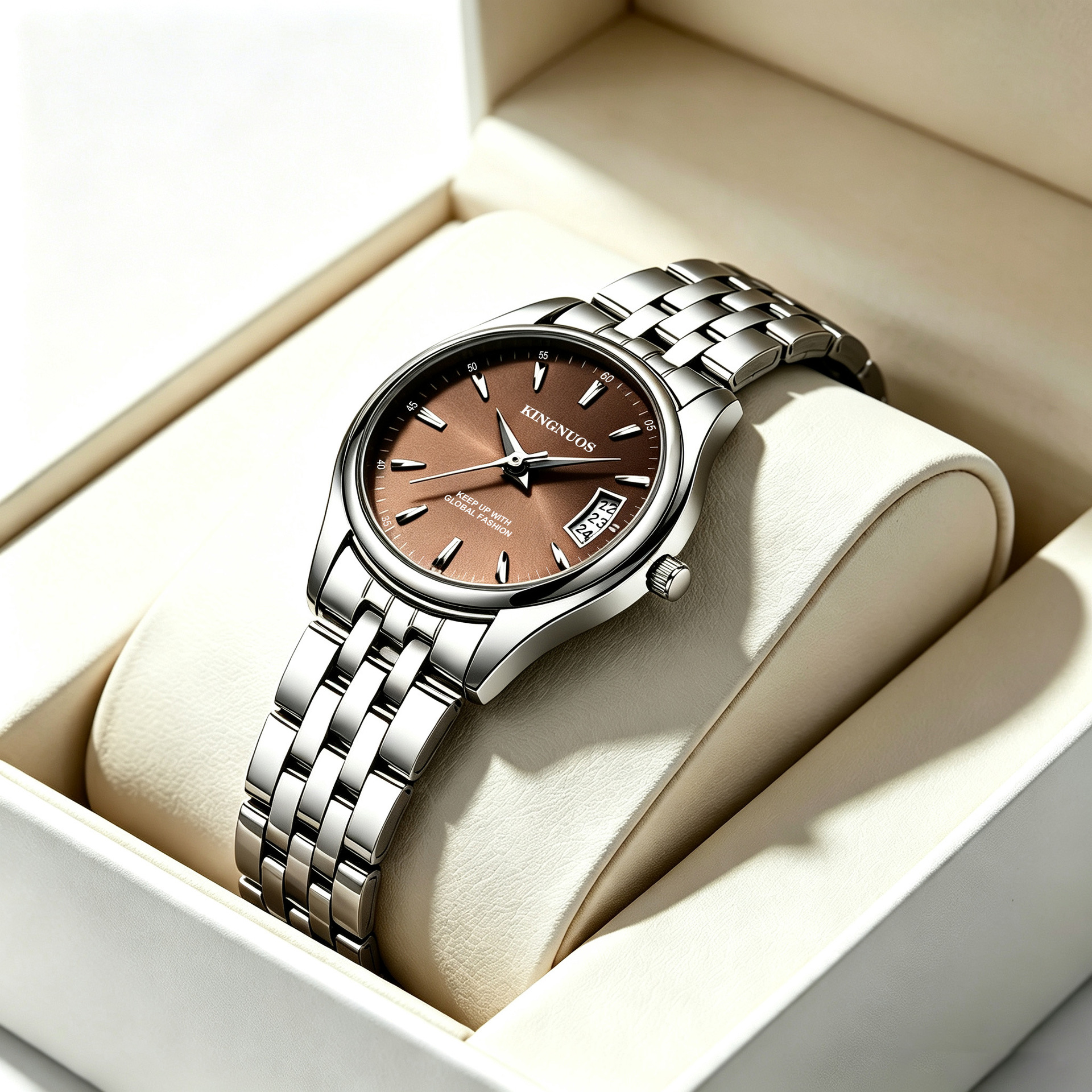 Coffee steel belt, women's style