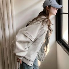 美式复古棒球服外套女春春秋2025新款重工金属休闲时尚夹克上衣女