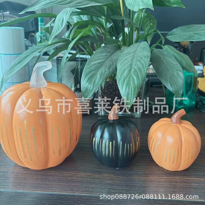 2025新品Twinkle Light Pumpkins 闪闪发光的南瓜万圣节装饰摆件|undefined