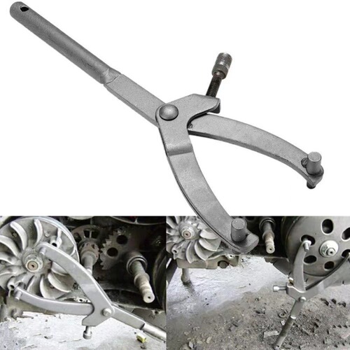 Y-type motorcycle scooter flywheel card wrench belt pulley magnet motor clutch disassembly and assembly fixing tool