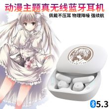 二次元穹妹无线入耳式蓝牙耳机5.3低延迟动漫游戏电竞个性充电仓