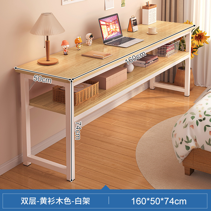 Mesa para habitación, dormitorio, escritorio de estudio, uso doméstico, mesa larga para niñas, casa de alquiler, escritorio de trabajo montado en la pared, escritorio de computadora para balcón estrecho.