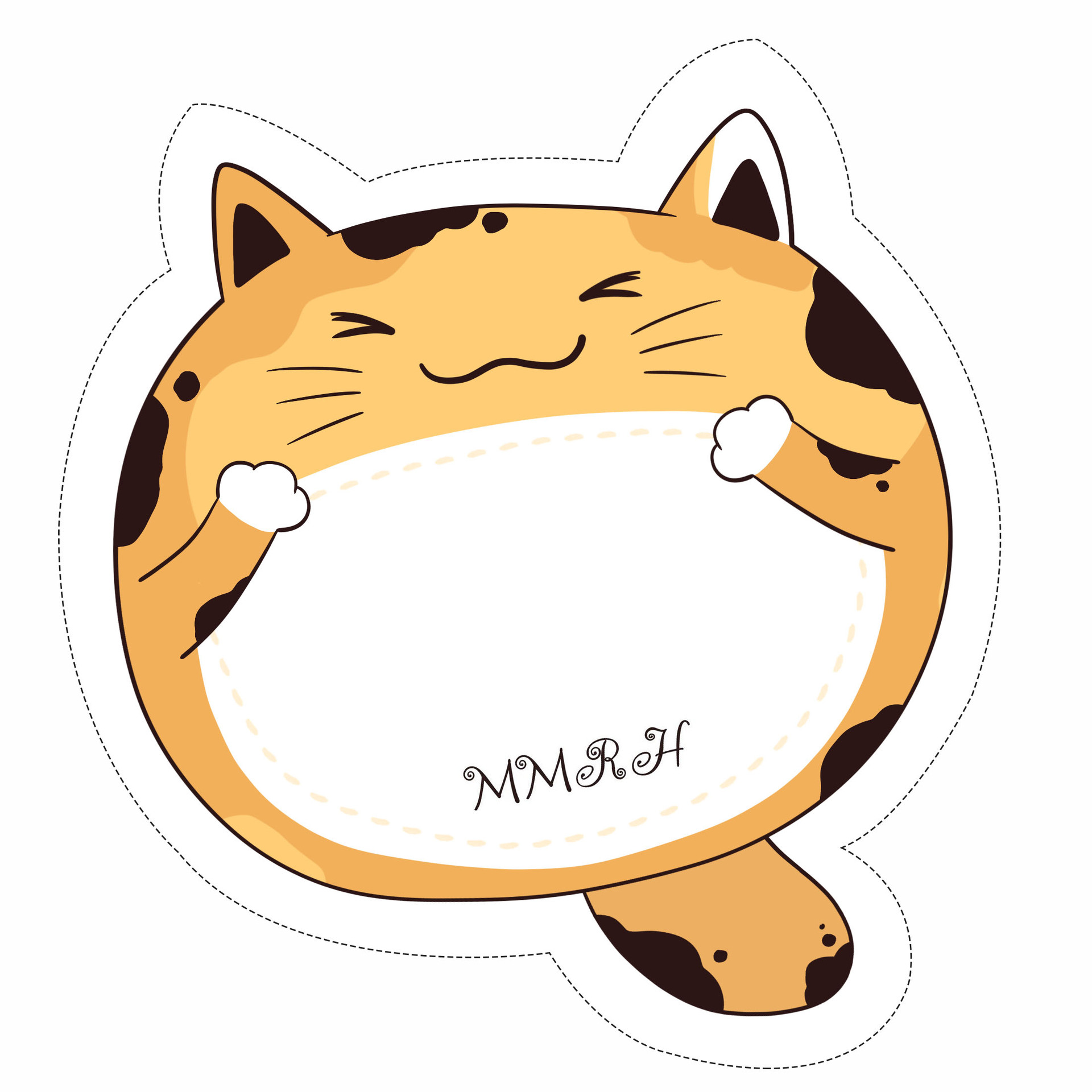 MM 작은 뚱뚱한 고양이