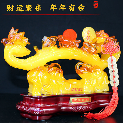 Jade Ruyi Pendant, Chinese Style Decor for Living Room, Bar Cabinet, Moving In Gift, New Home Luck Attracting Decorative Craft, Opening Business Gift