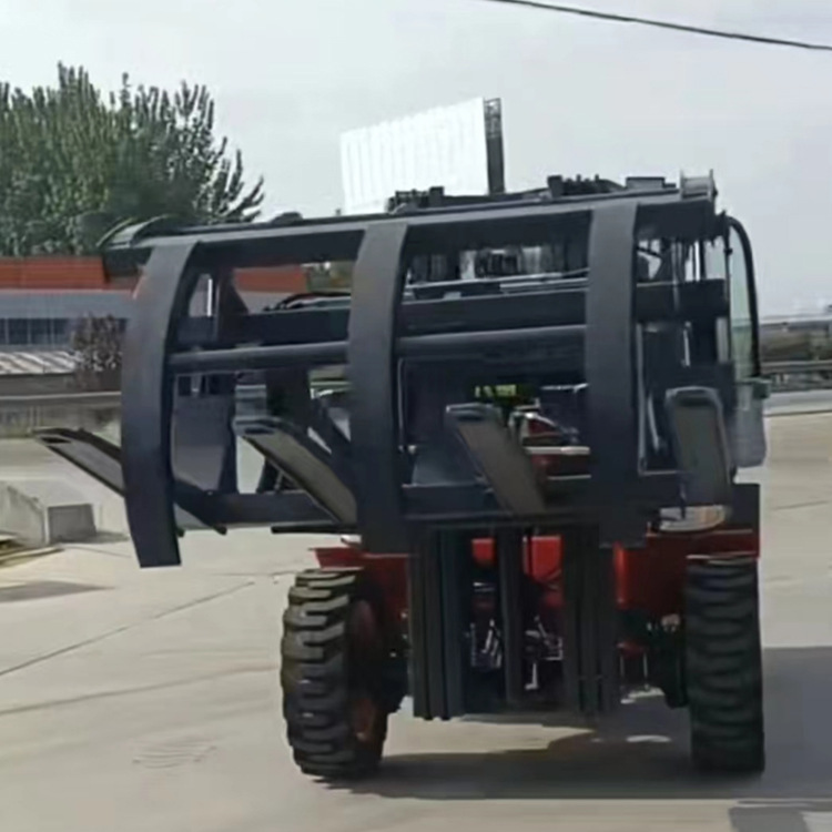 悍博越野叉车  工地砖厂搬运车  山地泥泞液压叉车