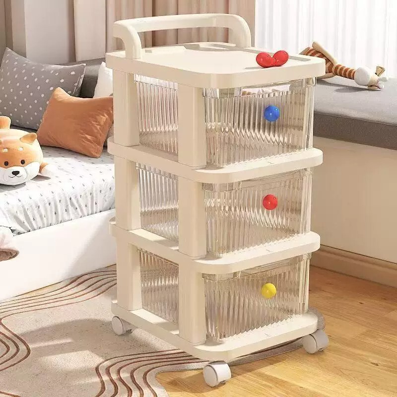 Floor-Standing Movable Storage Rack, Small Trolley, Living Room Kitchen Drawer-Type Toy Storage Cabinet, Storage Cabinet Floor-Standing Movable Storage Rack, Small Trolley, Living Room Kitchen Drawer-Type Toy Storage Cabinet, Storage Cabinet