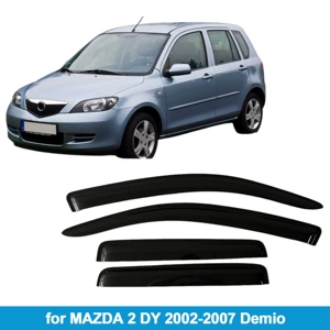 Mazda 2 Demio DY 2002-2007 Yan Pəncərə Deflektoru Qalınlaşdırılmış