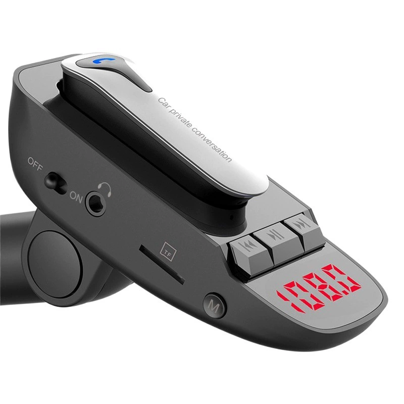 Автомобильный MP3-плеер Беспроводная Bluetooth-гарнитура громкой связи телефон автомобильный U-диск музыкальный прикуриватель автомобильное зарядное устройство