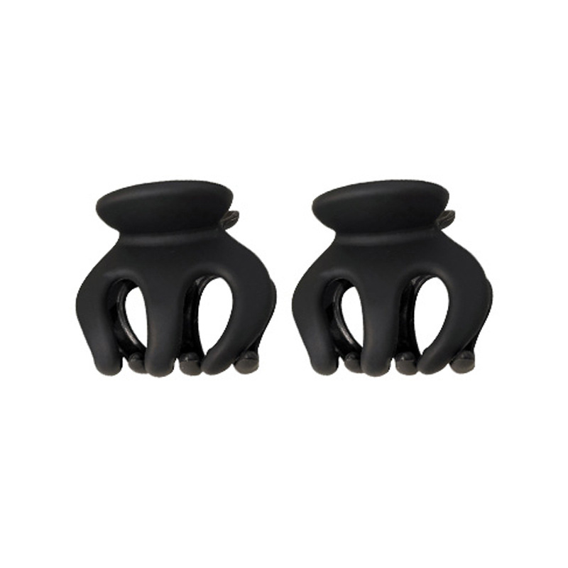 Alta cola de caballo artefacto clip fijo cabeza de la bola accesorios para el cabello updo calabaza tiburón clip femenino tocado horquilla tamaño pequeño