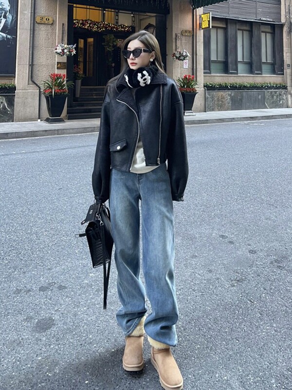 175 Tall Women's Long Narrow Straight Wide-Leg Jeans 180 Extra Long Spring and Summer High-Waisted Loose Slimming Jeans