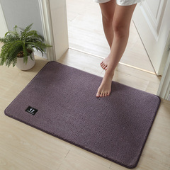 Household bathroom anti-slip mat, bathroom absorbent floor mat, shower room entry foot mat, door mat, washable machine washable carpet