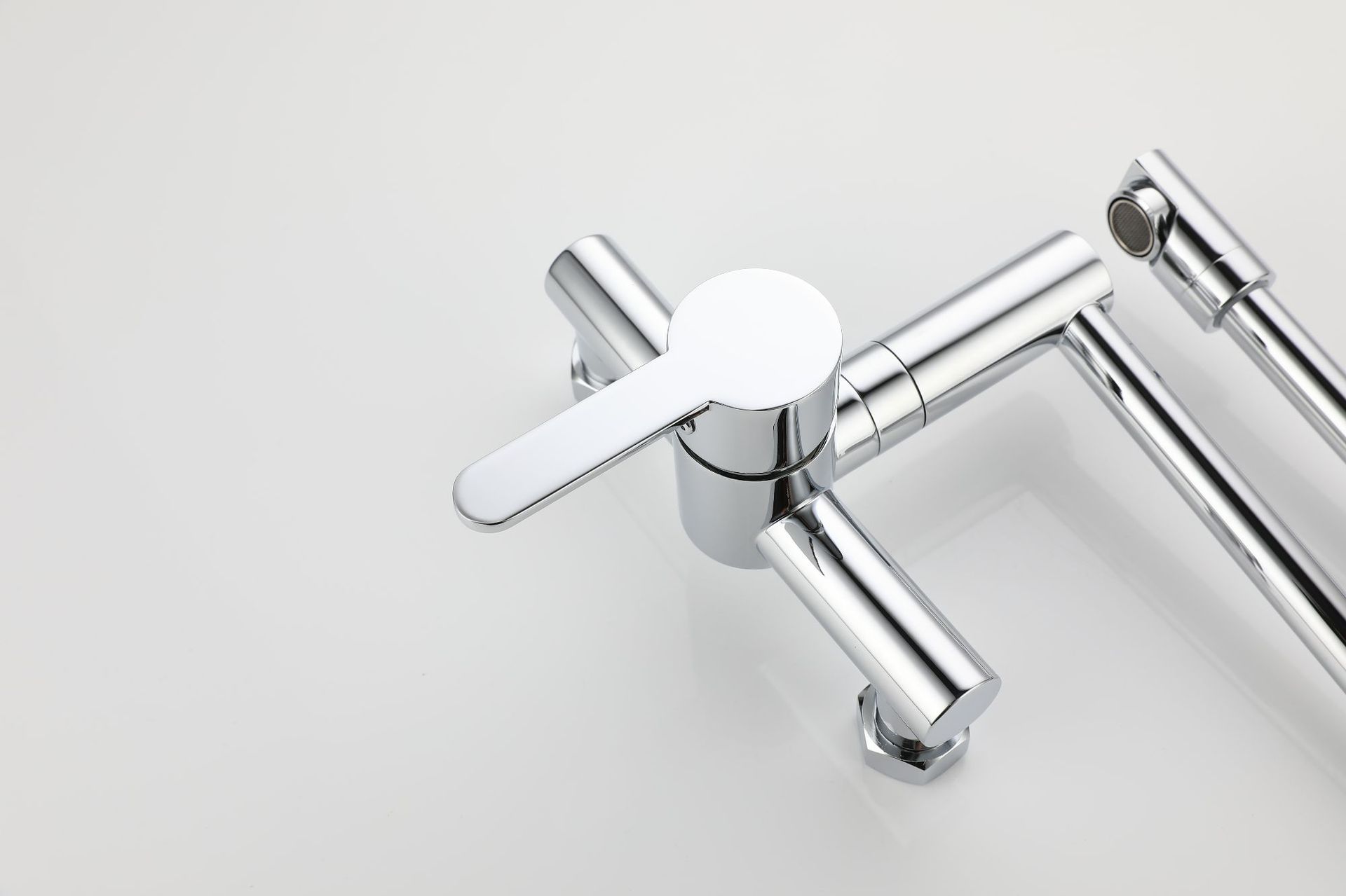 Brass built-in faucet, cold and hot water, bathroom basin, balcony, kitchen electroplated sink, universal folding undefined