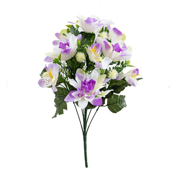 Youfu cross-border supply Amazon 9-prong fan-shaped dahlia bouquet…