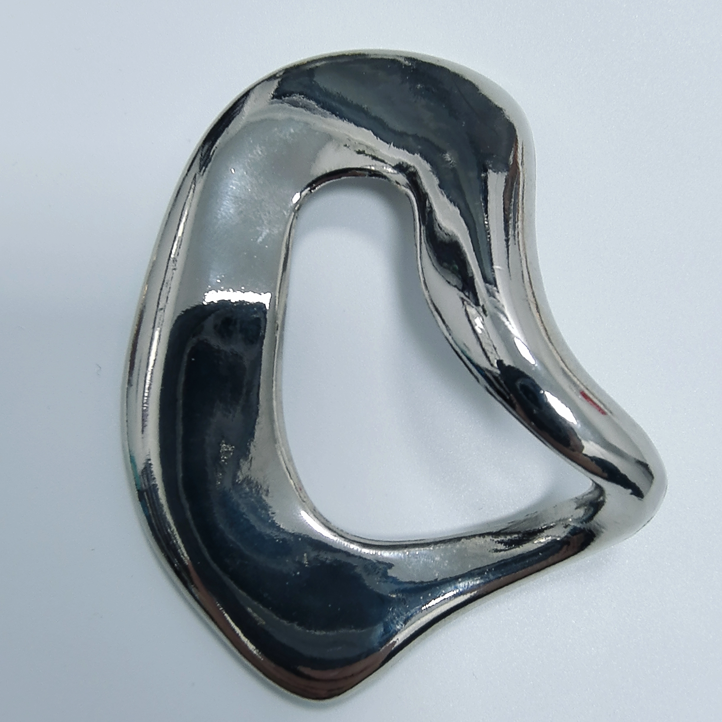 Геометрический серебряный металлический противоположный пол японская пряжка ювелирная одежда ремень талия регулируемая пряжка куртка пояс