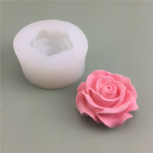Rose Flower Silicone Mold Cake Decoration Handmade Soap Mold Fondant Gypsum Decoration Candle Mold