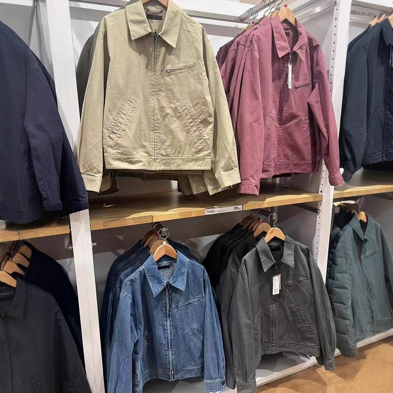 Men's Women's Casual Zipper Jacket Detroit Jacket Denim Coat 2025 Spring 475681 476942