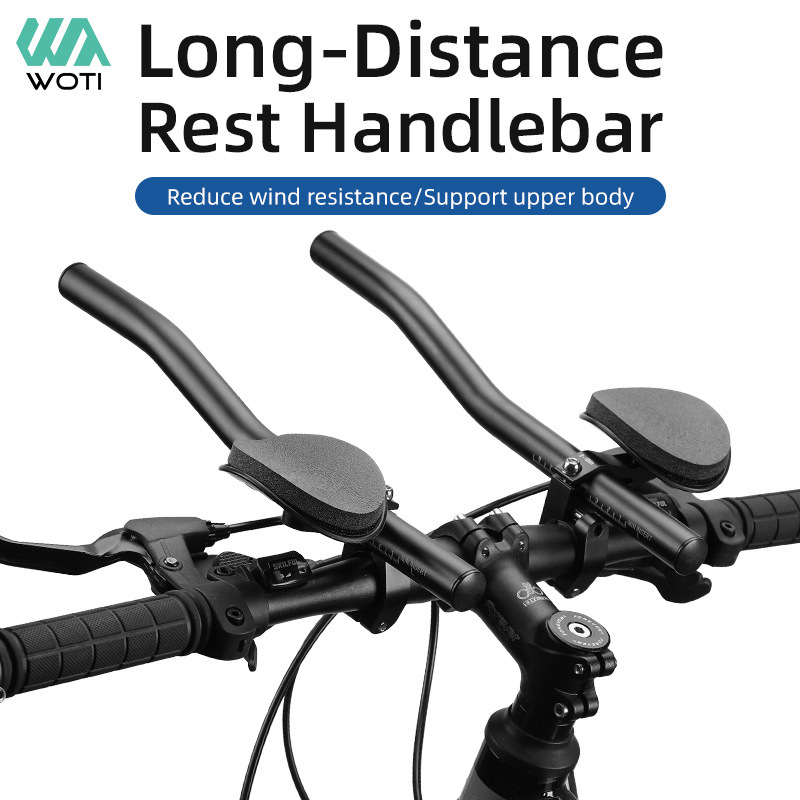 Bicycle Aluminum Alloy Frosted Rest Hands Long-distance Bike Hands Road Bike Mountain Bike Rest Hands Riding Split TT Hands