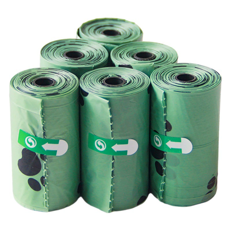 Мешок для мусора для домашних животных мешок для пикапа разлагаемые утолщенные одноразовые экскременты собак кошачьи экскременты мешок для лопаты экскременты трансграничная Внешняя торговля Оптовая торговля