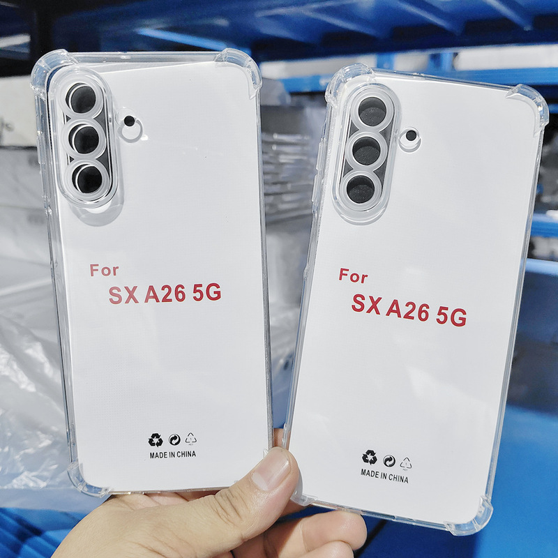 Suitable for Samsung A26 5g Transparent Tpu Mobile Phone Case, High-Transparency Tpu Four-Corner Airbag Anti-Fall Fine Hole Transparent Clear Water Case Suitable for Samsung A26 5g Transparent Tpu Mobile Phone Case, High-Transparency Tpu Four-Corner Airbag Anti-Fall Fine Hole Transparent Clear Water Case