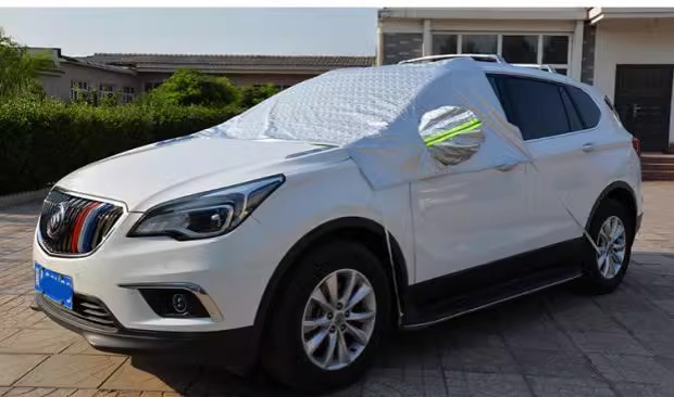 Car Snow-proof Car Half-cover Car Clothes Sun-proof Rain-proof Cover Cover Sunshade Dustproof Frozen Car Cover Cloth
