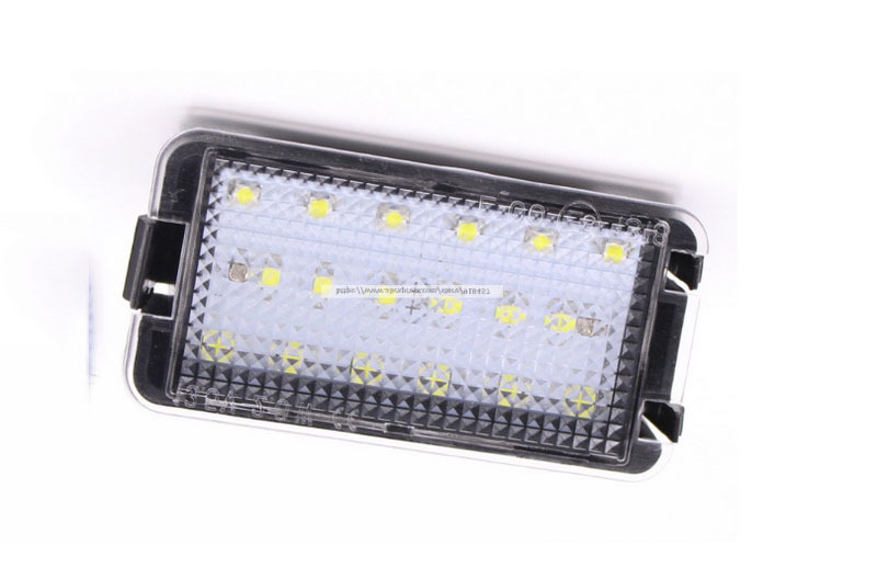 2pcs 18led license plate lights for VW SEAT 04-09 Toledo 5P Ibiza 6L03-08 models