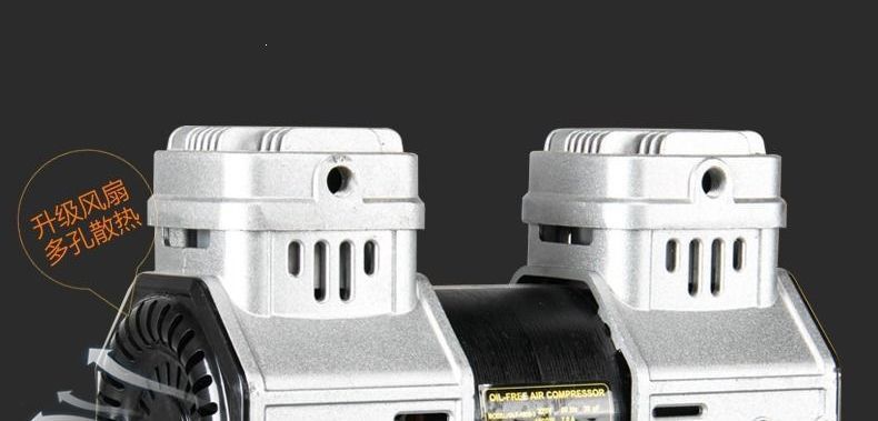 Oil-Free Silent Original Air Compressor Head Motor Vacuum Pump 220V Air Pump Pump Head Air Compressor