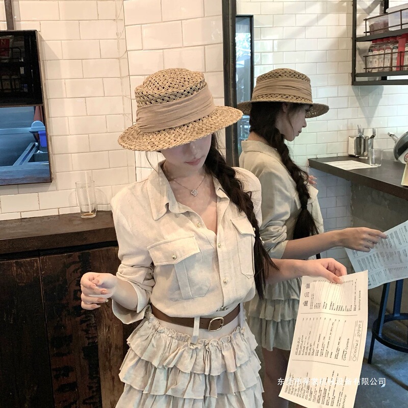 法式复古老钱风长袖衬衫上衣女秋冬感气质半身裙纯欲两件套装|undefined