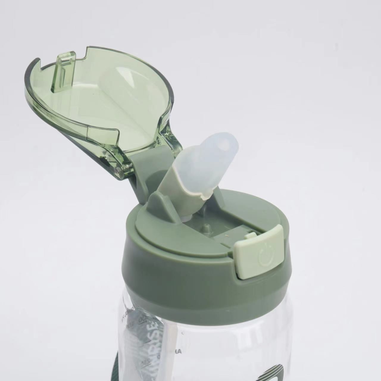 Taza de paja Amazon para estudiantes masculinos y femeninos Taza de agua de plástico Verano Hervidor de gran capacidad Taza resistente a altas temperaturas Taza de agua de plástico