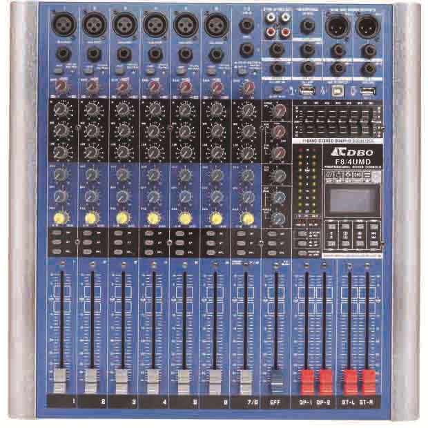 供应CDBO卡迪宝F8/4UMD专业调音台 带效果两编组带均衡