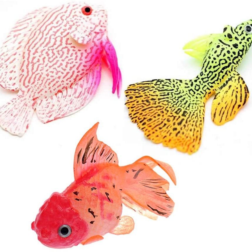 Decoración de acuario efecto luminoso Acuario Silicona Planta artificial ornamento medusas coral combinación Placa de gas Piedra