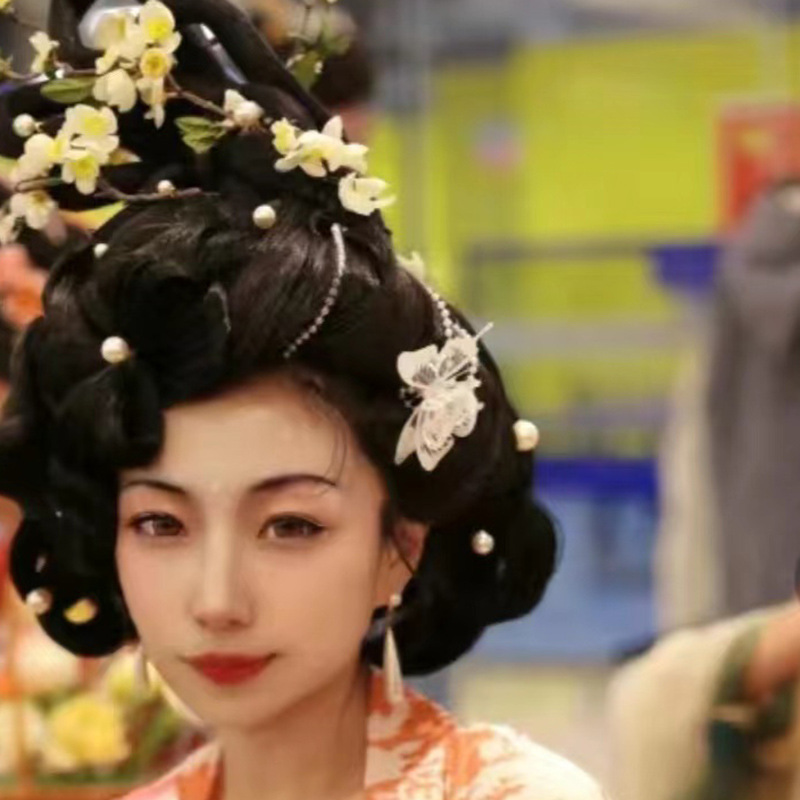 Butterfly Hair Clip Niche Design Multi Layer Ancient Style Pin_voghion.com