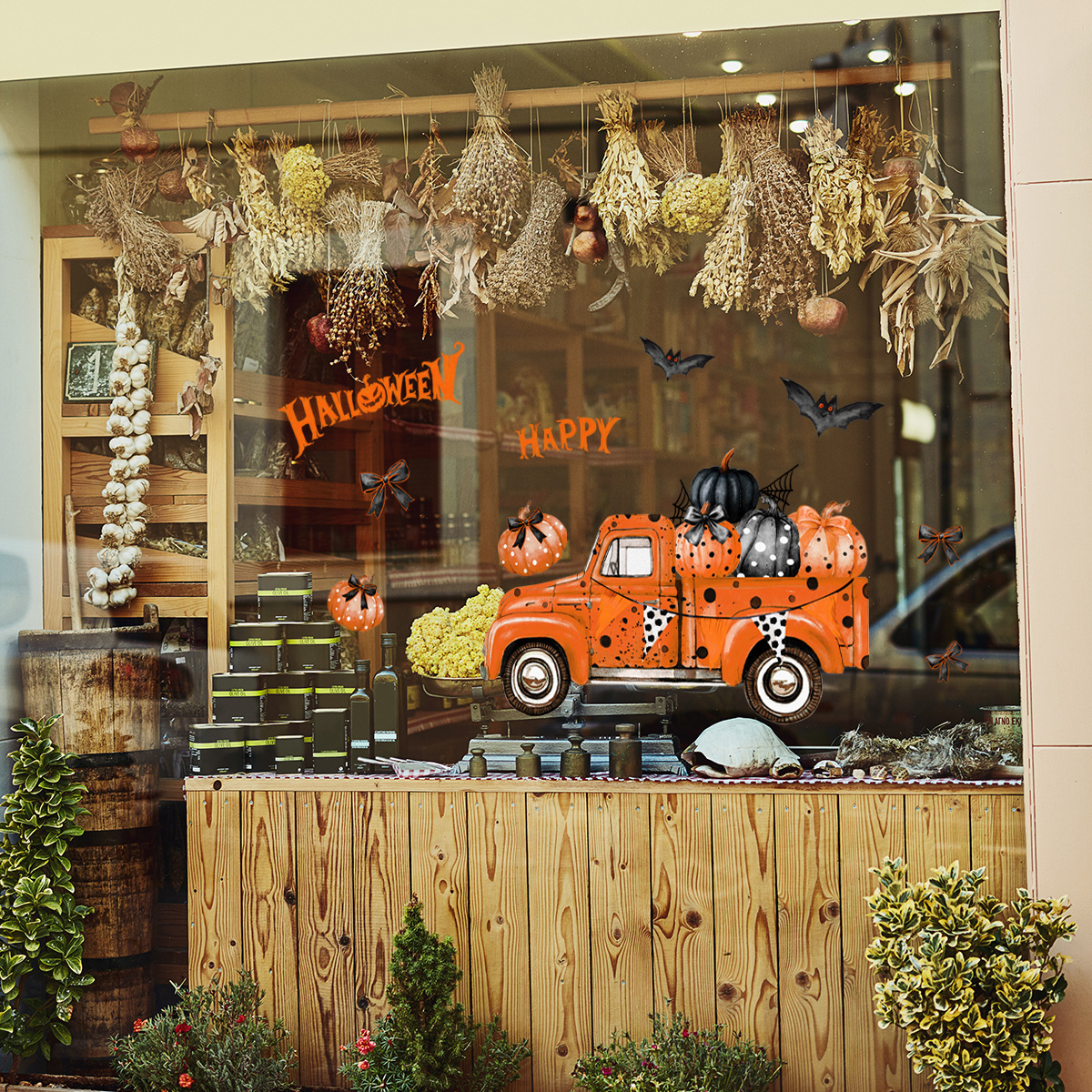 Halloween Wall Stickers For Home Decor Spider Pumpkin Witch_voghion.com