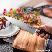 冻肉刀冷冻调理刀面包瓜果菜刀不锈钢切冰冻肉锯齿厨房切烤肉阳江