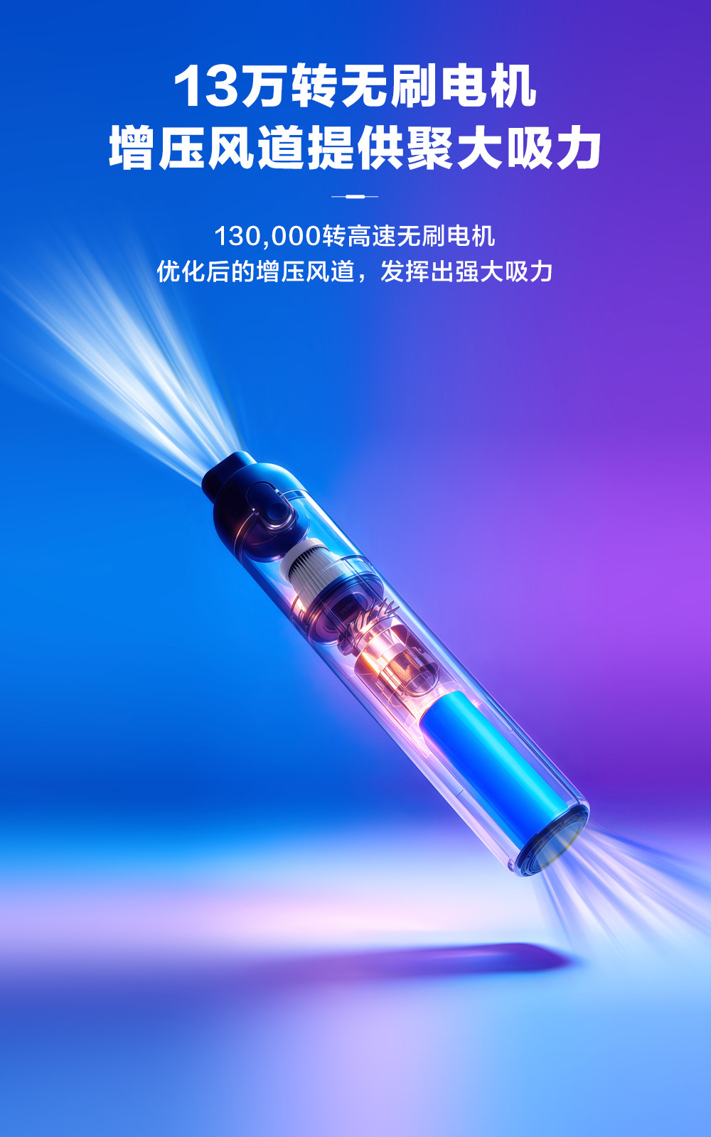 June Brushless Cross-Border Car Vacuum Cleaner Mini Household Compact Portable Handheld Car Dust Remover Handheld Wireless