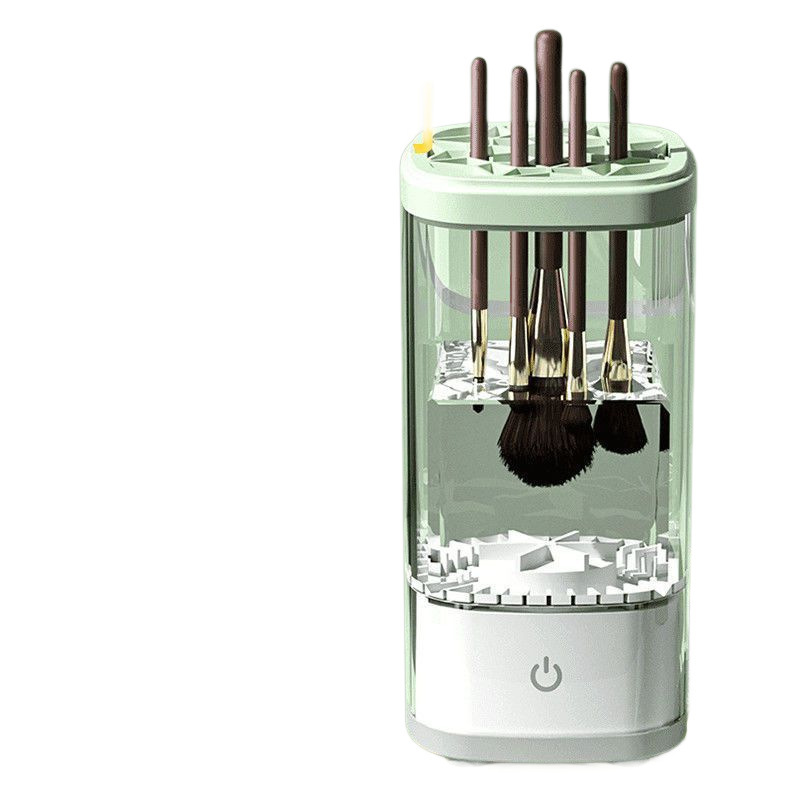 新款电动化妆工具清洁器 USB紫外线消毒美妆刷子速干清洗机|undefined