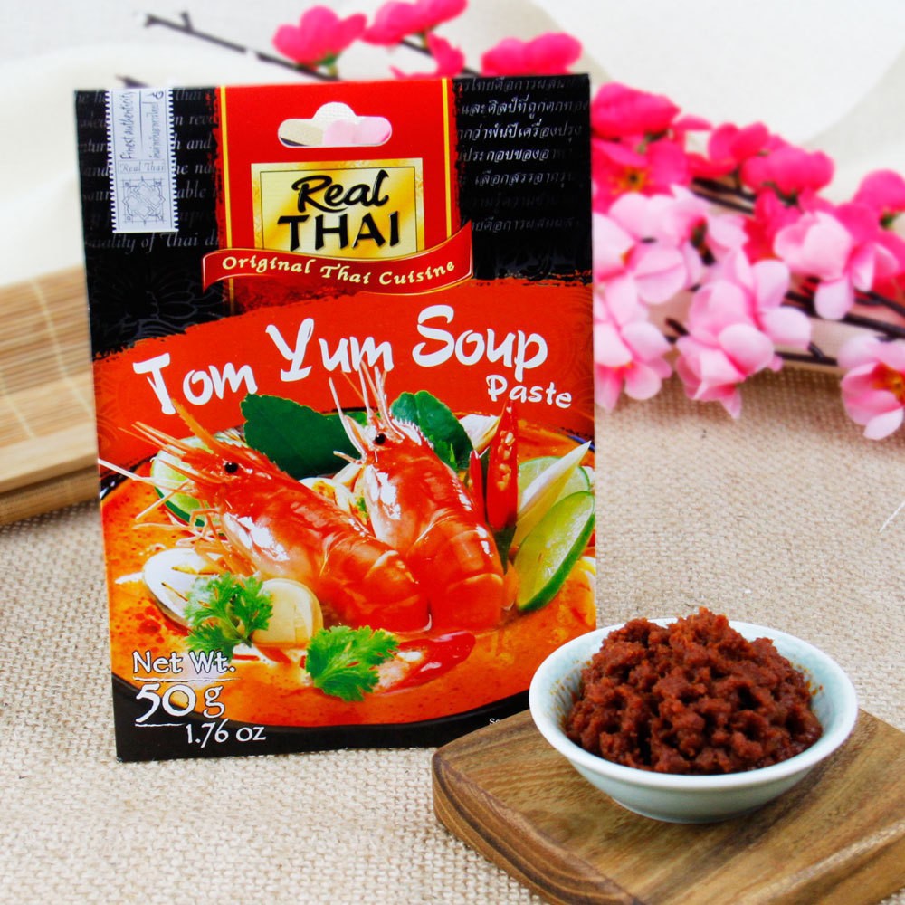 泰国进口丽尔泰冬阴功酱50g*120袋冬阴功汤料泰式海鲜火锅酸辣汤