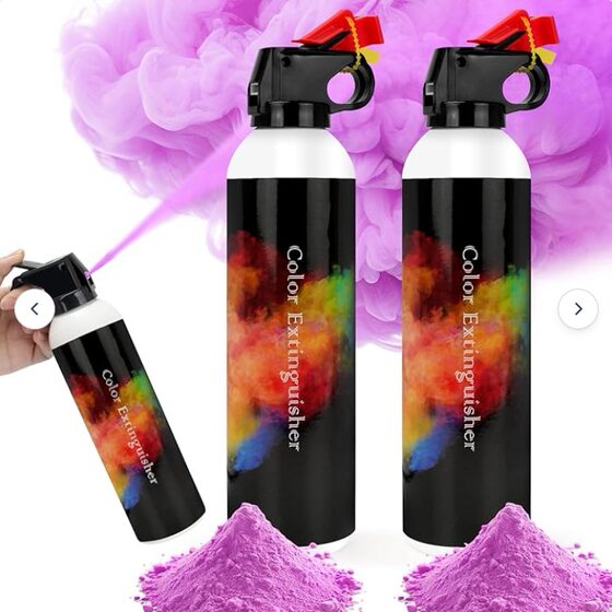 Cross-border New Corn Powder Spray Color Orange Purple Yellow Green Pastel Run Event Celebration Color Spray Bottle