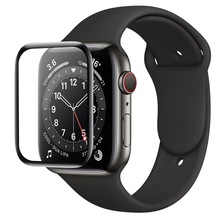 适用iWatch8/7/6苹果手表钢化膜 3D热弯曲面全胶SE全屏Applewatch