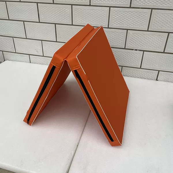 Pu leather orange 2 folds 100*50*5