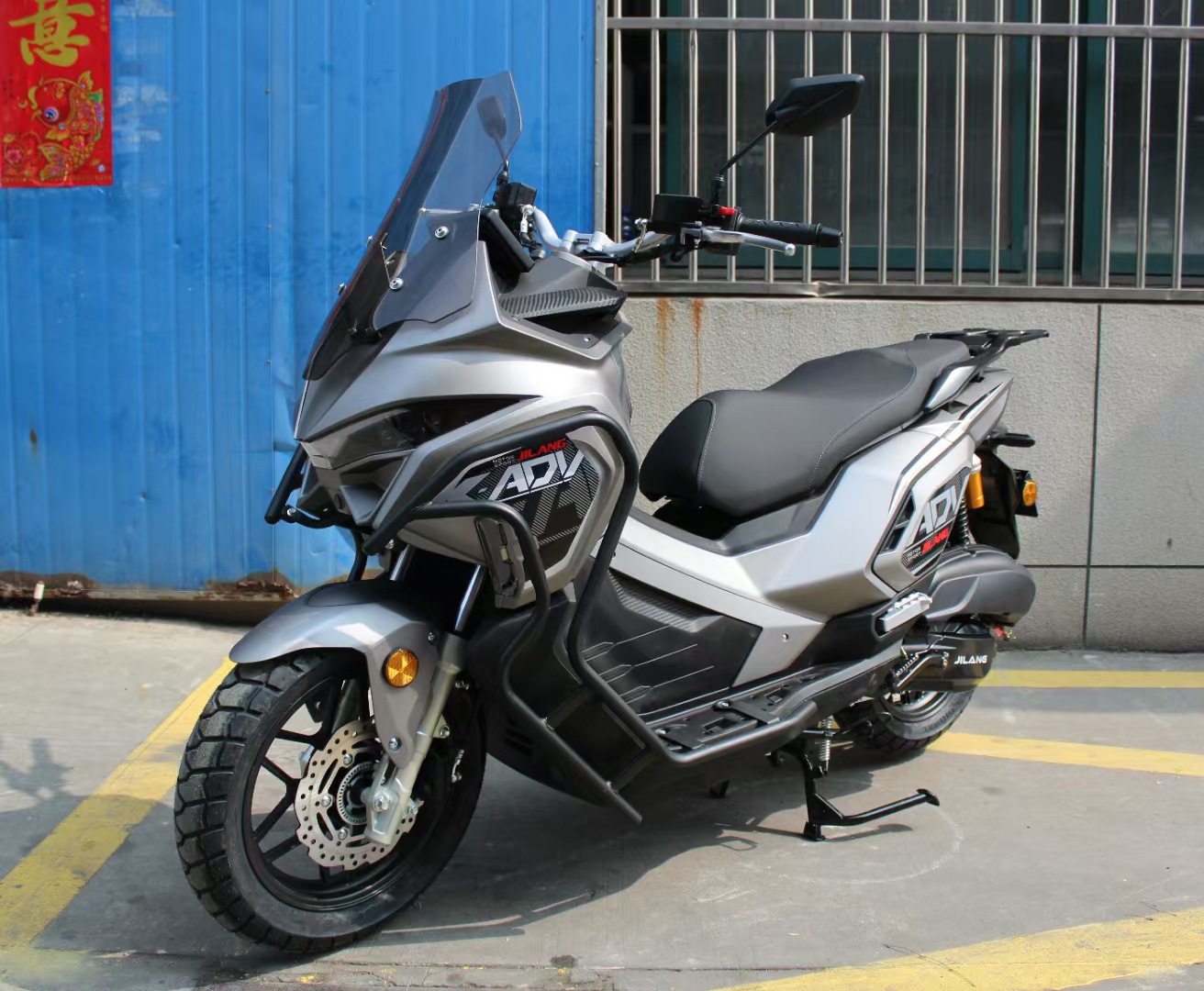 Cross-Border Best-Selling Fighter Motorcycle with Fuel Engine, Stylish and Cool High-Speed Racing Bike, High-Power Scooter