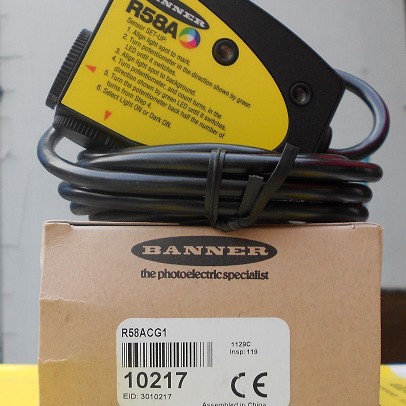R58ACG1 邦纳BANNER  色标传感器  颜色传感器