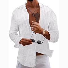 V 48106 Pure Color Loose Single Button Long Sleeve Shirt ��