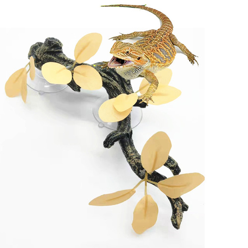 Aquarium resin crafts ornaments fish tank landscaping decoration simulation resin reptile plant rattan tree root ornaments