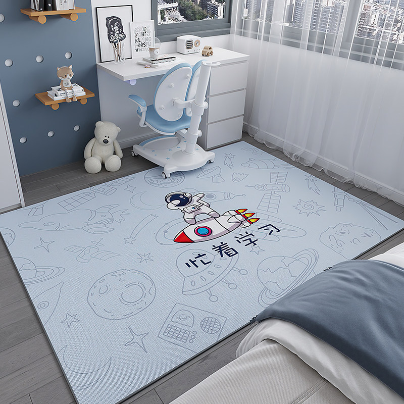 Alfombra infantil silla de computadora estera antideslizante área de lectura escritorio estudio mesa de estudio sala de estar dormitorio colchón junto a la cama image 18