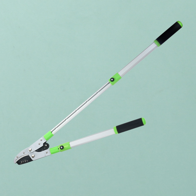 Ventas de la fábrica Jiutong cabeza recta ahorro de mano de obra retráctil gruesa rama poda tijeras de jardinería árbol de frutas potentes