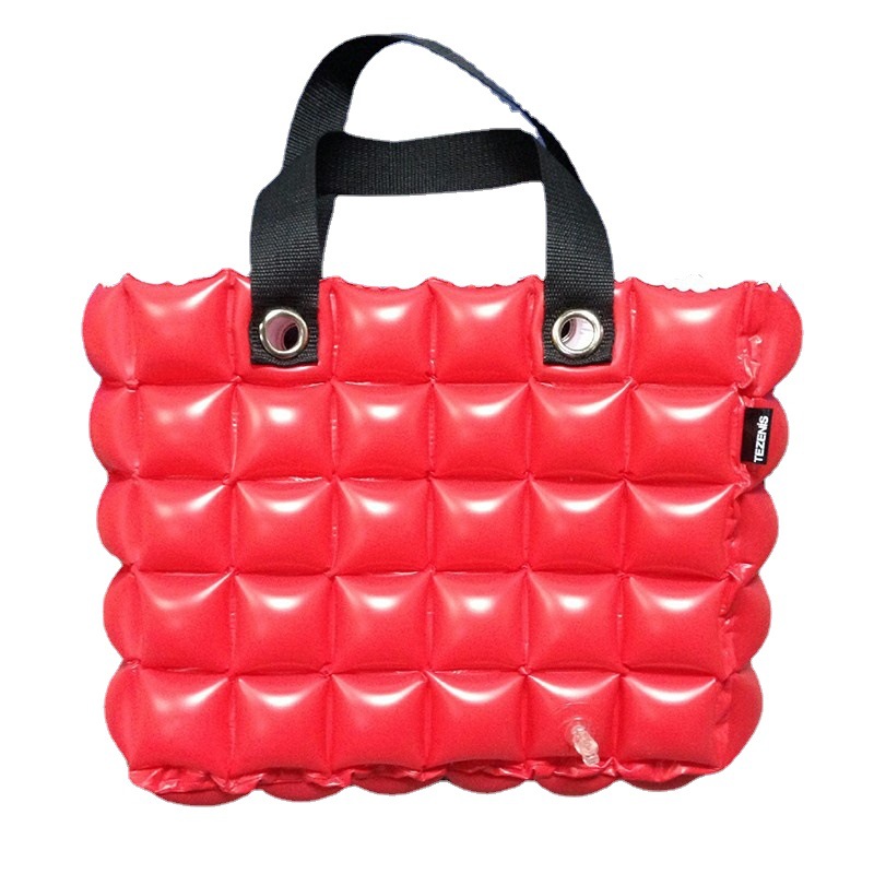 厂家制作PVC幻彩镭射女生单肩手提包透明化妆品袋子加印