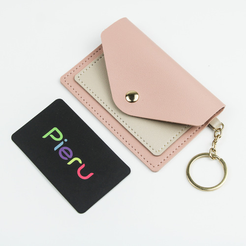 Cross-border new creative fashion small card holder for women, candy color keychain accessories, student bus card case factory wholesale