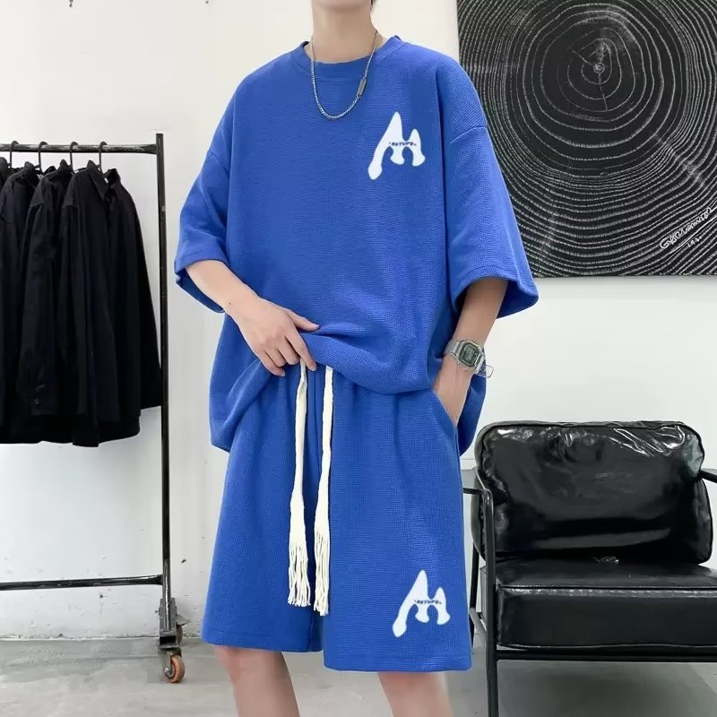 Enlace de pedido Varios pantalones casuales para hombres con textura de verano, ropa de trabajo delgada para hombres de moda, pantalones de cinco puntos, envío de una pieza de moda