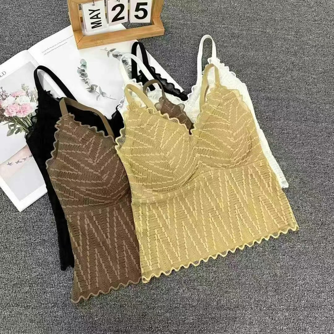 3816 # Cintura ultrafina sin costuras, eslinga adelgazante para moldear el cuerpo, interior y exterior, hermoso encaje, espalda, sujetador integrado antideslizante