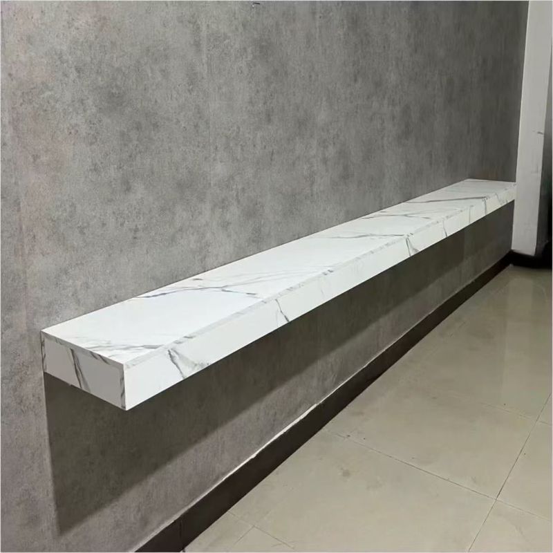 理发店专用镜台大理石台面实木台面带抽屉染烫区一体柜子壁挂台面|undefined